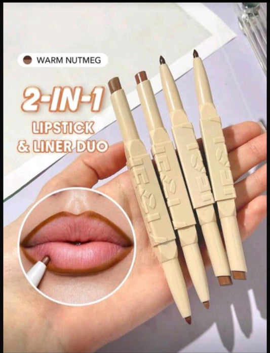 Sheglam lipstick and lip liner duo