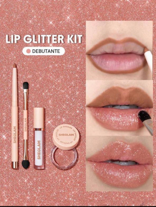 Lip glitter kit